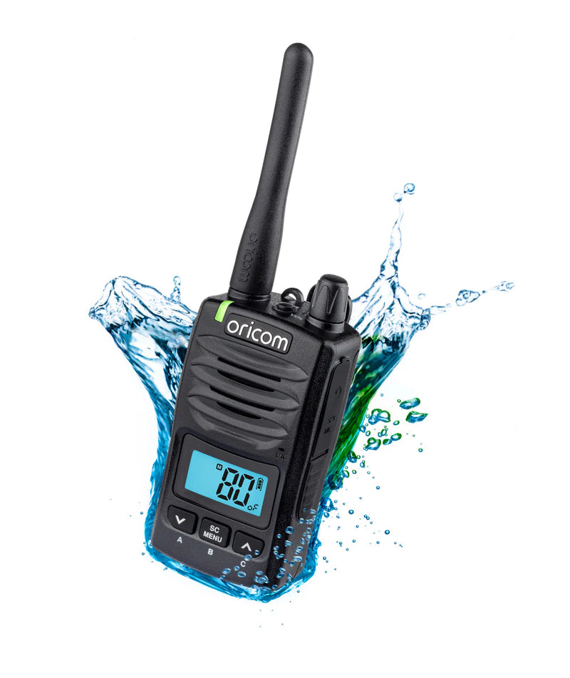 Load image into Gallery viewer, 5 Watt IP67 Waterproof Handheld UHF CB Radio Trade Twin Pack

