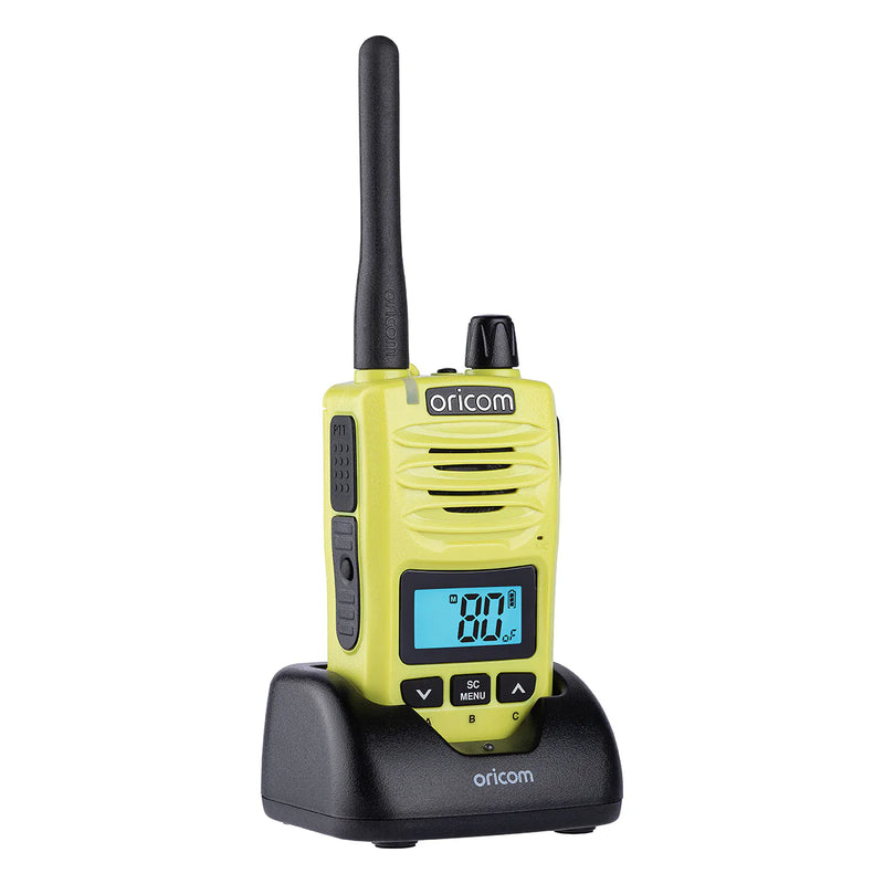 Load image into Gallery viewer, 5 Watt IP67 Waterproof Handheld UHF CB Radio - LIME
