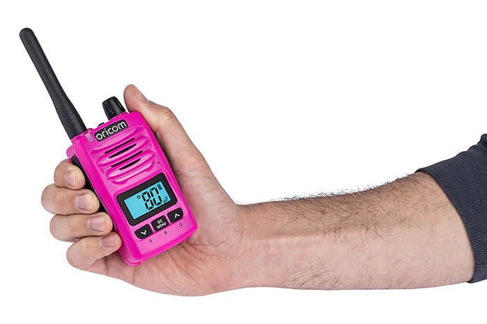 Load image into Gallery viewer, 5 Watt IP67 Waterproof Handheld UHF CB Radio - PINK
