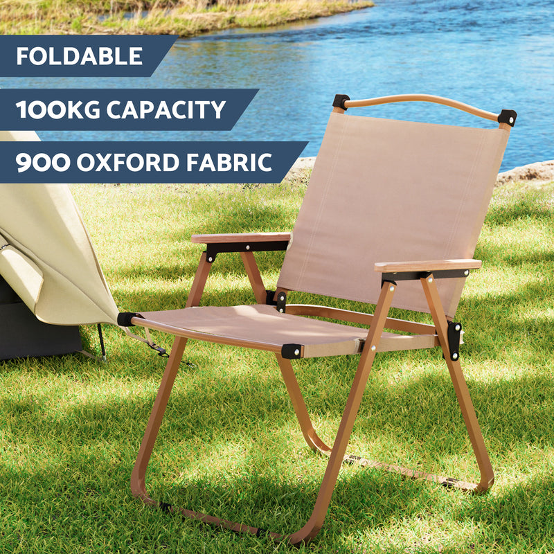 Load image into Gallery viewer, Weisshorn 7pc Camping Table Chair Set Outdoor Folding Aluminium Portable Picnic
