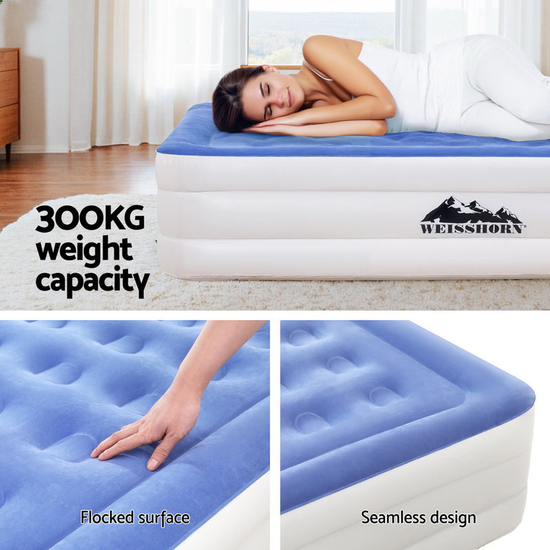 Load image into Gallery viewer, Weisshorn Air Mattress Queen Inflatable Bed 46cm Air bed Cube
