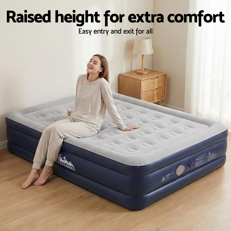 Load image into Gallery viewer, Weisshorn Air Mattress Queen Inflatable Bed 46cm Air bed Cube
