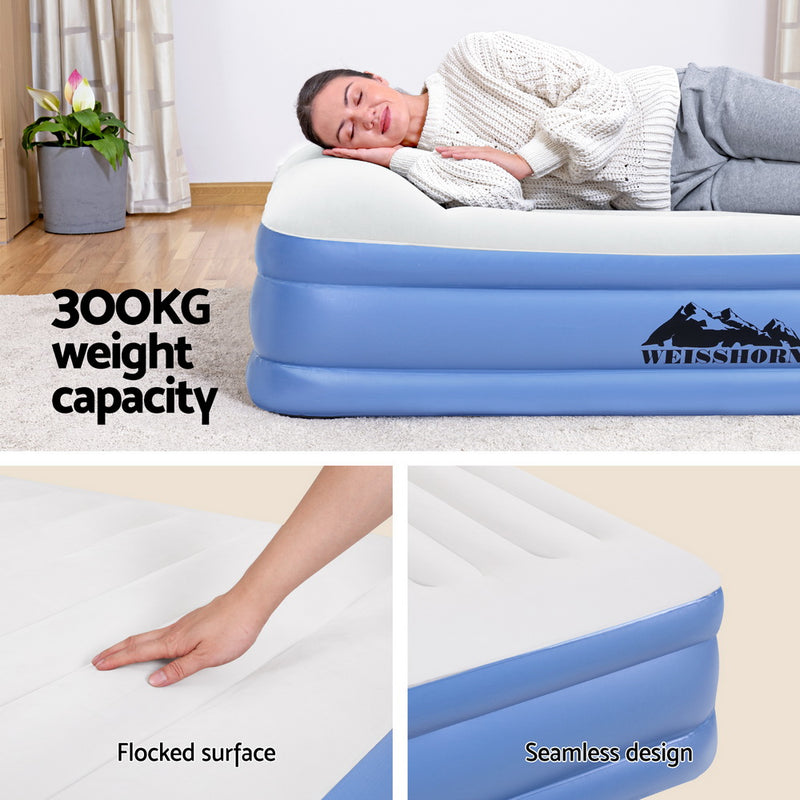 Load image into Gallery viewer, Weisshorn Air Mattress Queen Inflatable Bed 46cm Air bed
