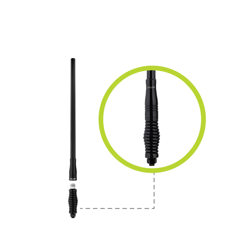 Load image into Gallery viewer, 4G LTE Cellular Mobile Antenna, 670mm Black Spring &amp; Radome
