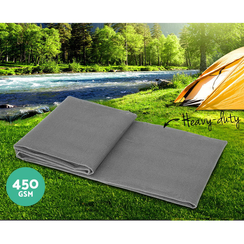 Load image into Gallery viewer, Weisshorn 3M X 2.5M Annex Matting Floor Mats Mesh Caravan Camping Annexe
