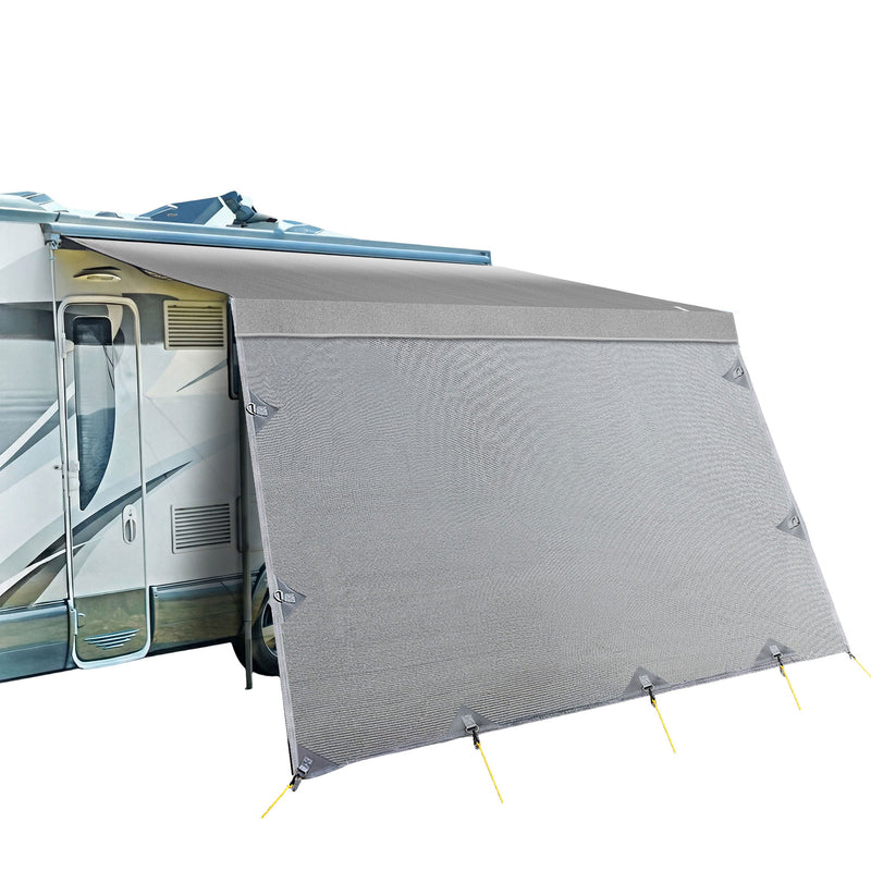 Load image into Gallery viewer, Weisshorn 18ft Caravan Awning Fabric &amp; Privacy Screen RV Roll Out Sun Shade 5.2M
