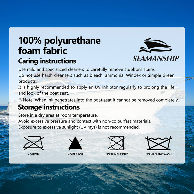 Load image into Gallery viewer, Seamanship 2X Folding Boat Seats with 2X Adjustable Pedestals 55–75cm Marine Swivel Low Back 13cm Padding Charcoal
