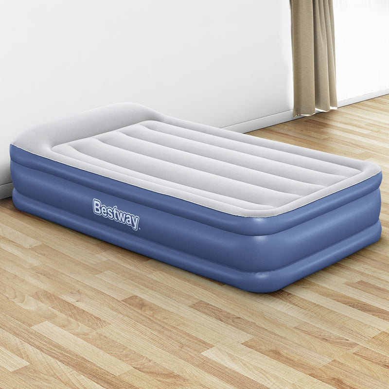 Load image into Gallery viewer, Bestway Air Mattress Inflatable Bed 46cm Airbed Single Blue
