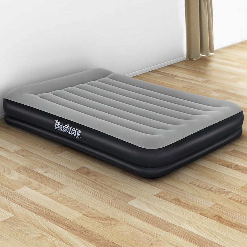 Load image into Gallery viewer, Bestway Air Bed Beds Mattress Premium Inflatable Built-in Pump Queen Size
