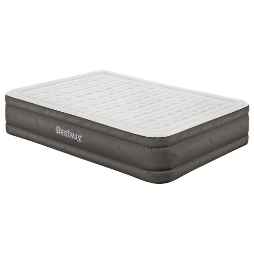 Bestway Air Mattress Queen Inflatable Bed 46cm Airbed Grey