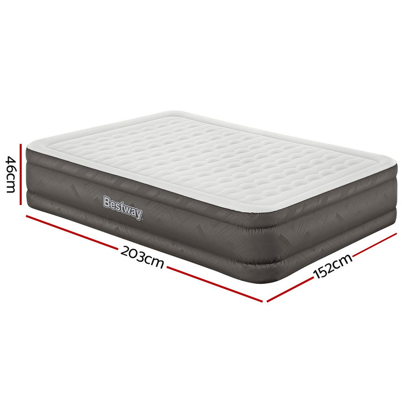 Load image into Gallery viewer, Bestway Air Mattress Queen Inflatable Bed 46cm Airbed Grey
