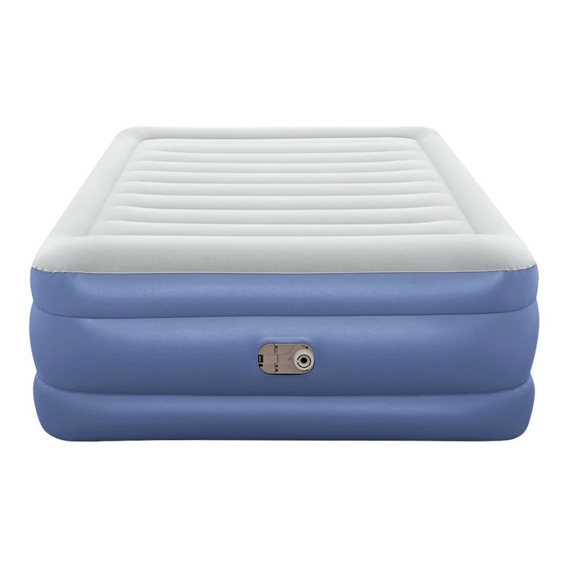 Load image into Gallery viewer, Bestway Air Mattress Queen Inflatable Bed 61cm Airbed Blue
