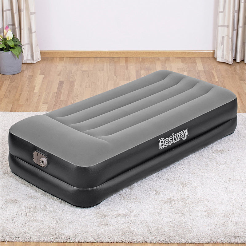 Load image into Gallery viewer, Bestway Air Mattress Single Inflatable Bed 46cm Airbed Black
