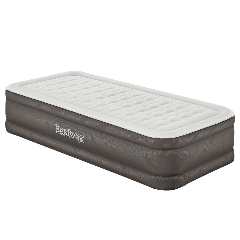 Load image into Gallery viewer, Bestway Air Mattress Single Inflatable Bed 46cm Airbed Grey
