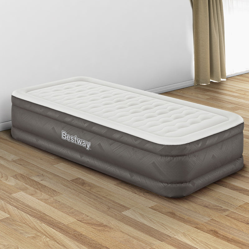 Load image into Gallery viewer, Bestway Air Mattress Single Inflatable Bed 46cm Airbed Grey
