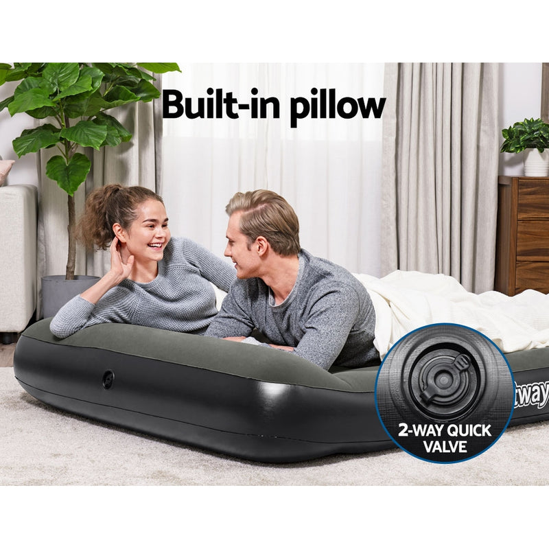 Load image into Gallery viewer, Bestway Air Mattress Double Inflatable Bed 30cm Airbed Grey
