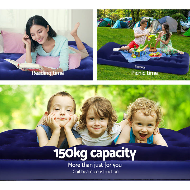 Load image into Gallery viewer, Bestway Single Size Inflatable Air Mattress - Navy
