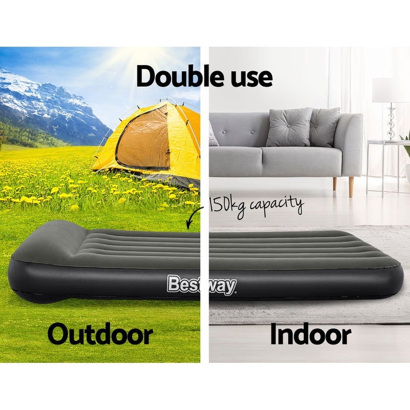 Load image into Gallery viewer, Bestway Air Mattress Single Inflatable Bed 30cm Airbed Grey
