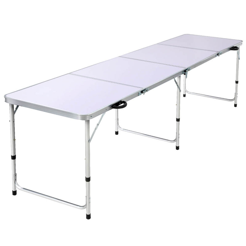 Load image into Gallery viewer, Weisshorn Folding Camping Table 240CM Portable Outdoor Picnic BBQ Aluminium Desk
