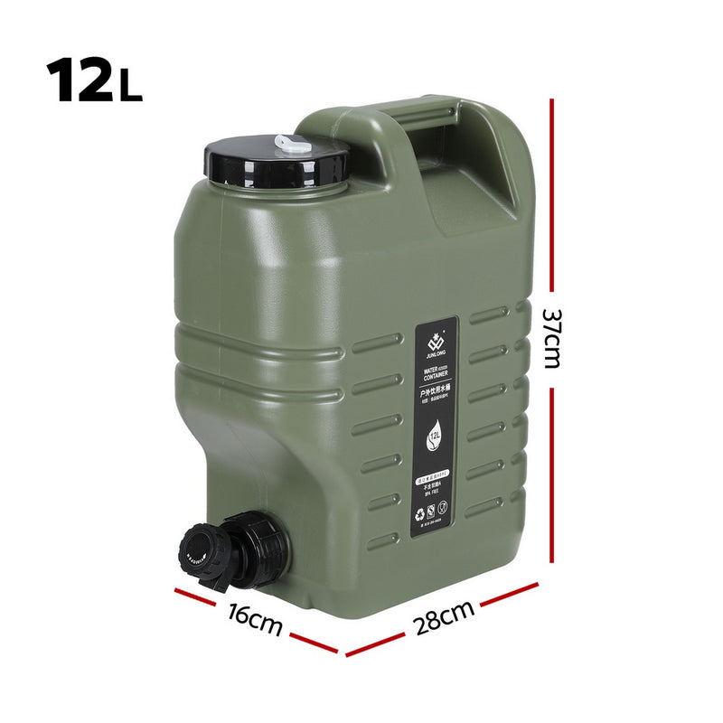 Load image into Gallery viewer, Weisshorn12L Water Container Jerry Can Bucket Camping Outdoor Storage Tank
