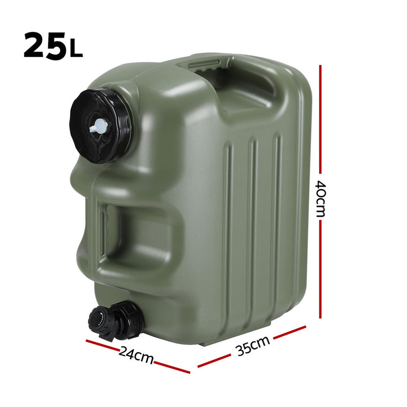 Load image into Gallery viewer, Weisshorn 25L Water Container Jerry Can Bucket Camping Outdoor Storage Tank
