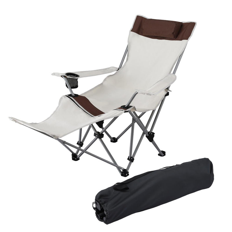 Load image into Gallery viewer, Weisshorn Camping Chair Reclining Adjustable Portable Outdoor Folding Lightweight
