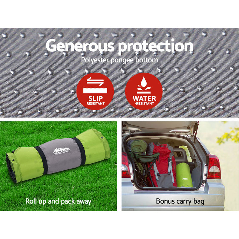 Load image into Gallery viewer, Weisshorn Self Inflating Mattress Camping Sleeping Mat Air Bed Pad Single Green
