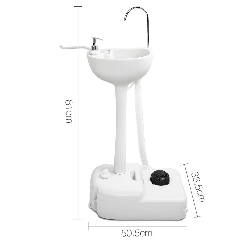 Load image into Gallery viewer, Weisshorn Camping Basin Portable Hand Wash Sink Stand 19L Capacity
