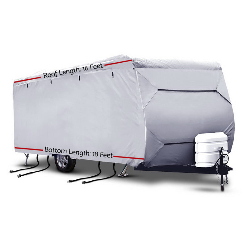 Load image into Gallery viewer, Weisshorn 16-18ft Caravan Cover Campervan 4 Layer UV Water Resistant
