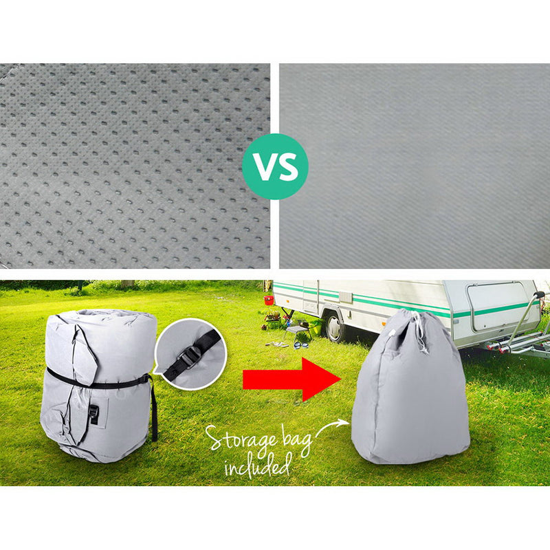 Load image into Gallery viewer, Weisshorn 16-18ft Caravan Cover Campervan 4 Layer UV Water Resistant
