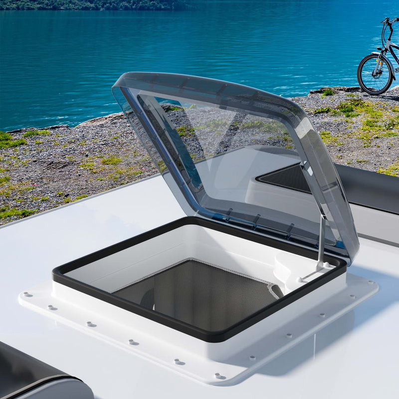 Load image into Gallery viewer, Weisshorn Caravan Roof Vent Air Exhaust Hatch RV Motorhome Camper White
