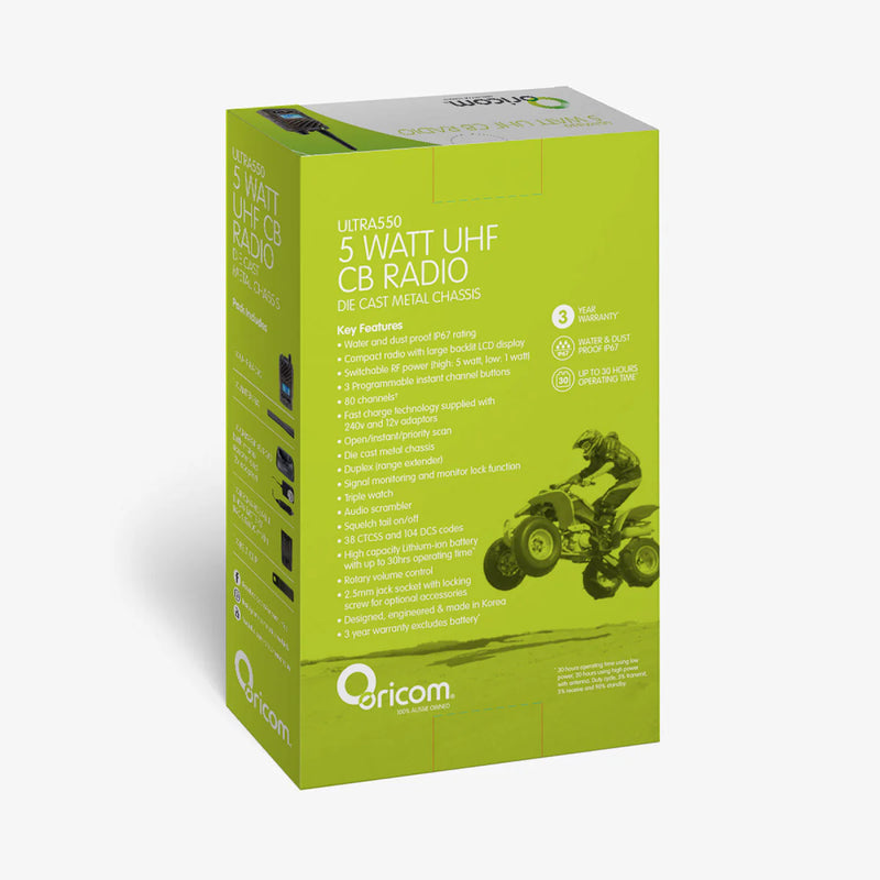 Load image into Gallery viewer, 5 Watt IP67 Waterproof Handheld UHF CB Radio - CAMO
