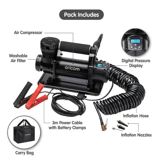 ORICOM Heavy Duty Portable Air Compressor