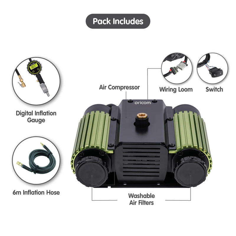 Load image into Gallery viewer, Twin Cylinder Air Compressor
