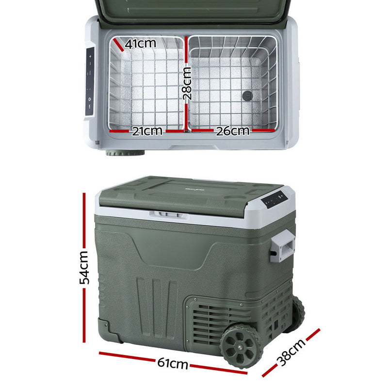 Load image into Gallery viewer, Glacio Portable Fridge 50L Camping Bar Fridges Freezer 12V/24V/240V
