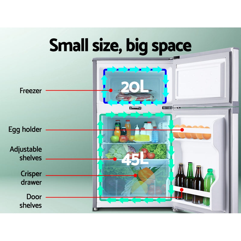 Load image into Gallery viewer, Glacio 65L Portable Fridge Freezer Bar Upright 12V/24V/240V Camping Caravan
