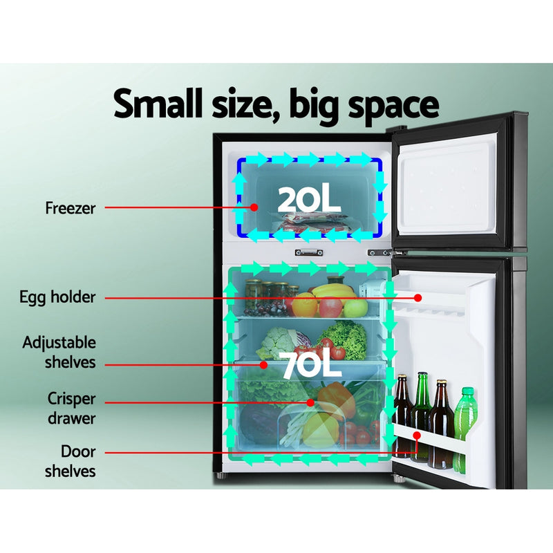 Load image into Gallery viewer, Glacio 90L Portable Fridge Freezer Bar Upright 12V/24V/240V Camping Caravan
