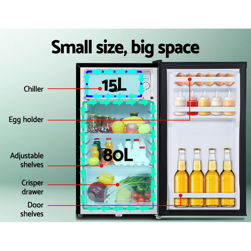 Load image into Gallery viewer, Glacio 95L Portable Fridge Freezer Bar Upright 12V/24V/240V Camping Caravan
