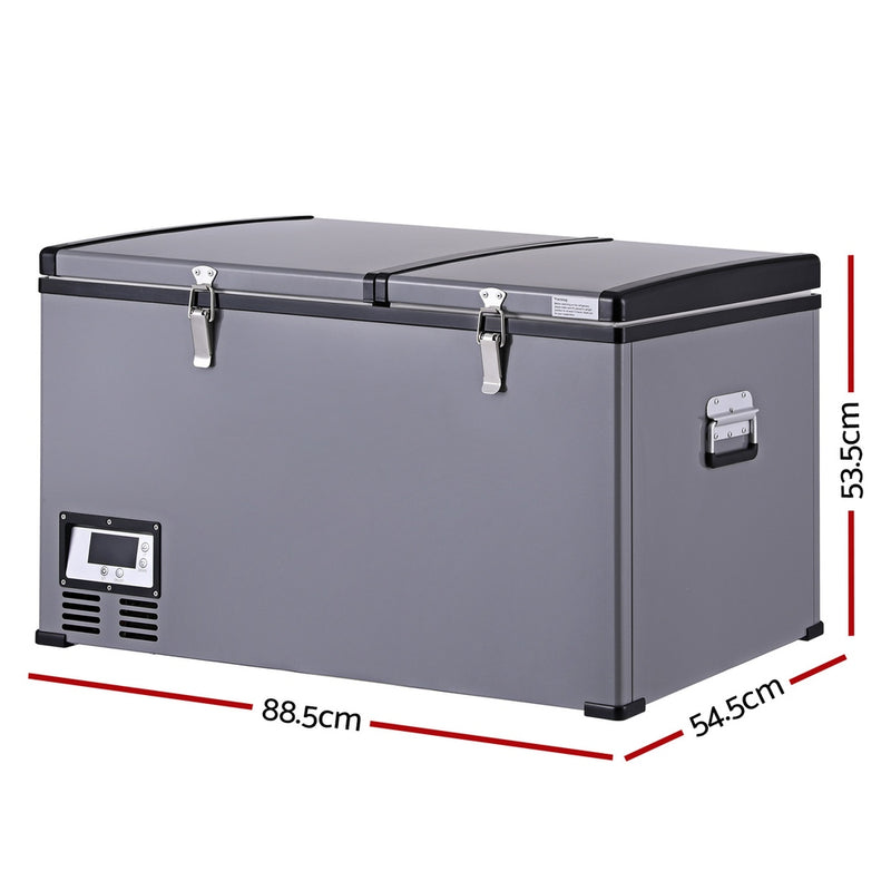 Load image into Gallery viewer, Glacio Camping Fridge 100L Portable Bar Fridges Freezer 12V/24V/240V
