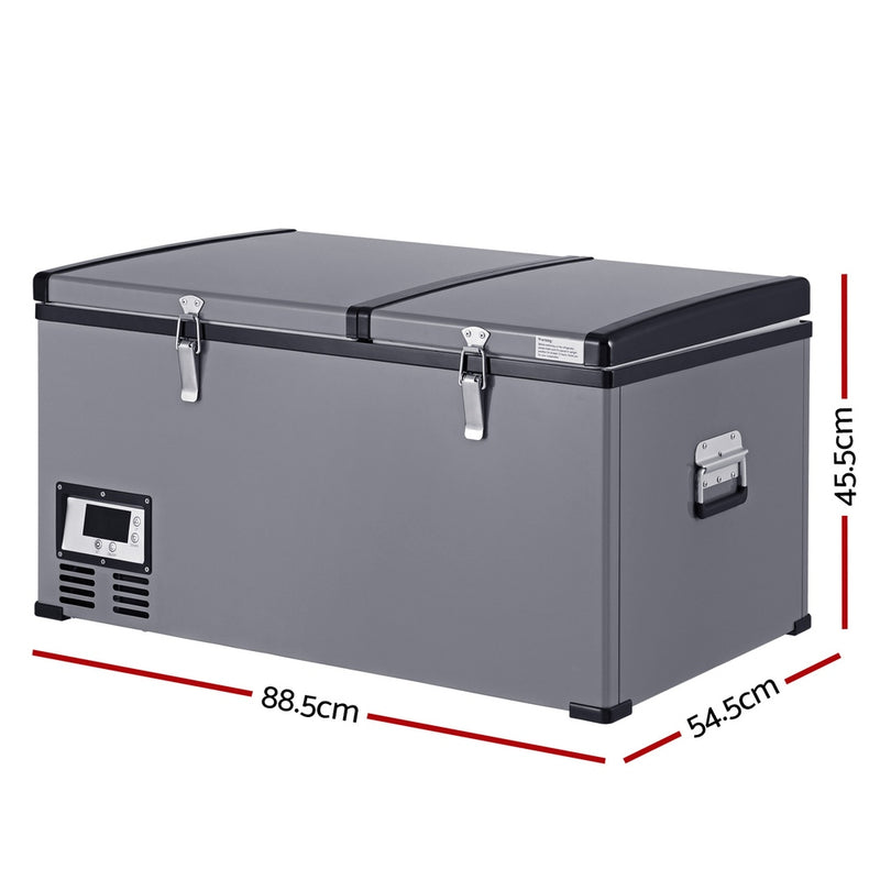 Load image into Gallery viewer, Glacio Camping Fridge 80L Portable Bar Fridges Freezer 12V/24V/240V
