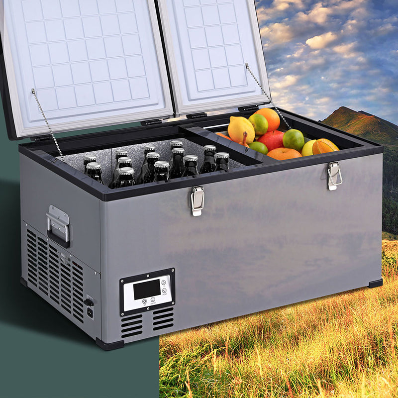 Load image into Gallery viewer, Glacio Camping Fridge 80L Portable Bar Fridges Freezer 12V/24V/240V
