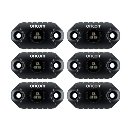 App Controlled LED Rock Light 6 Pack RGB