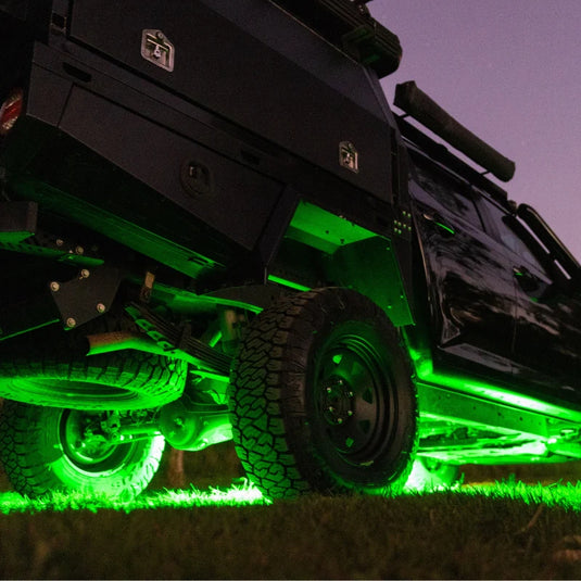 App Controlled LED Rock Light 4 Pack RGB