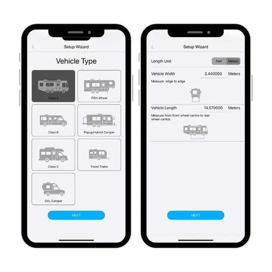 RV / caravan/ camper Smart Leveller App Controlled