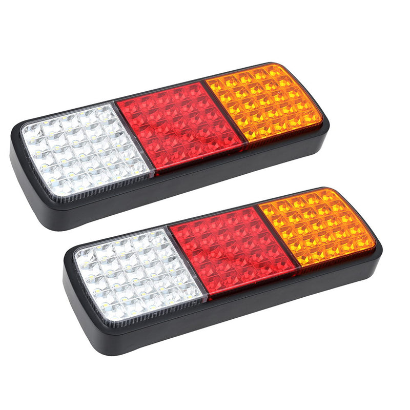 Load image into Gallery viewer, Giantz Pair 75 LED Tail Lights Stop Reverse Indicator 12V Ute Trailer Caravan Truck Boat
