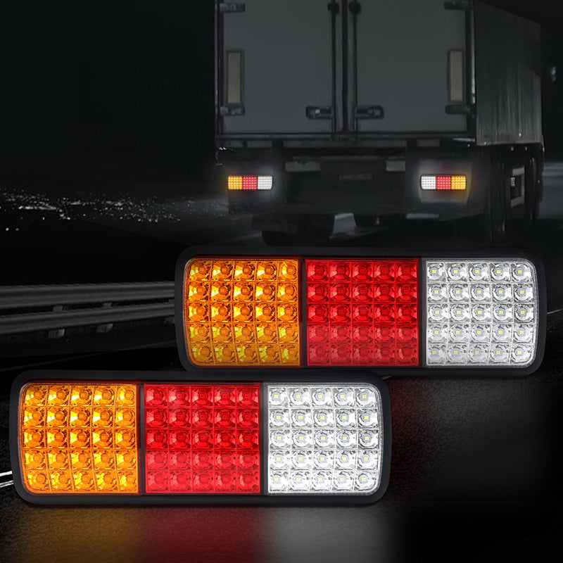 Load image into Gallery viewer, Giantz Pair 75 LED Tail Lights Stop Reverse Indicator 12V Ute Trailer Caravan Truck Boat
