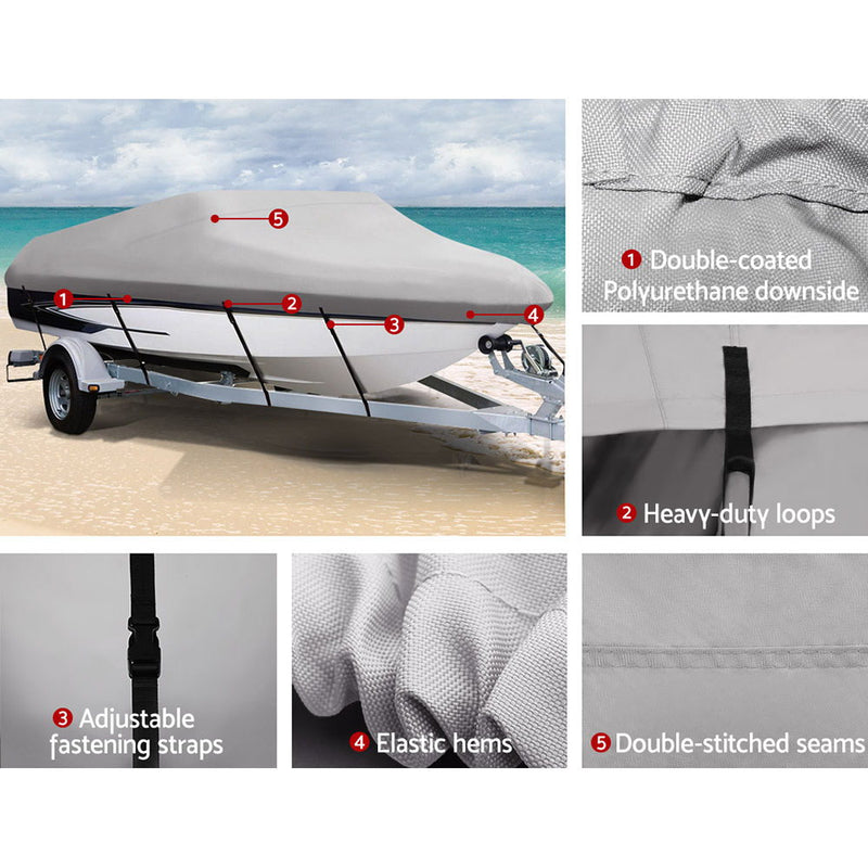 Load image into Gallery viewer, Seamanship 14- 16ft Boat Cover Trailerable Marine Grade 600D
