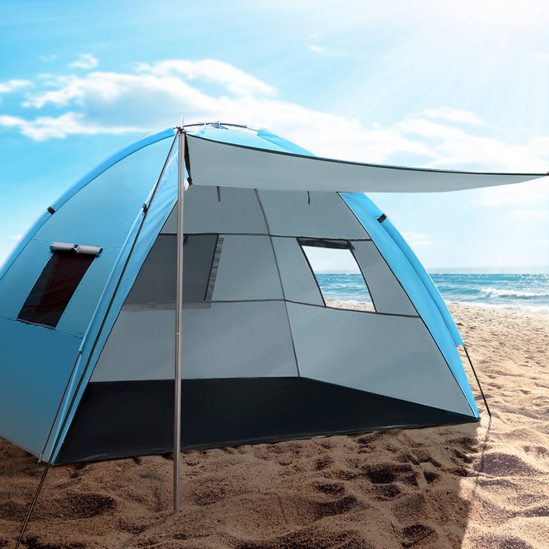 Load image into Gallery viewer, Weisshorn Camping Tent Beach Portable Hiking Sun Shade Shelter Fishing 4 Person
