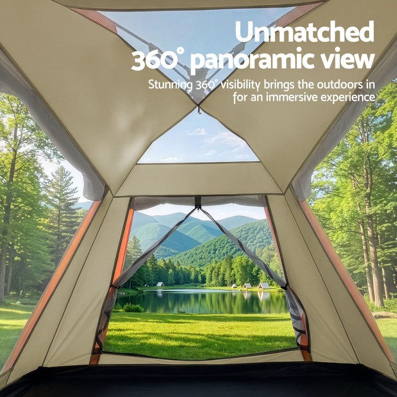 Load image into Gallery viewer, Weisshorn Pop Up Camping Tent 3-4 Person Automatic Tent Instant Setup Waterproof
