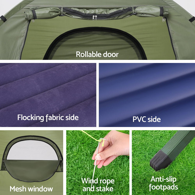 Load image into Gallery viewer, Weisshorn 5-in-1 Camping Tent Cot 1-person Air Mattress Camping Bed
